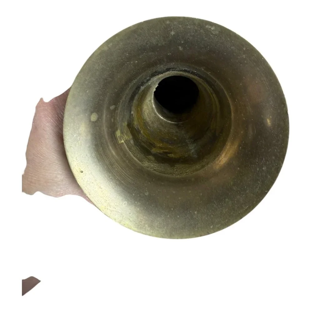 Painted Brass Vase‎